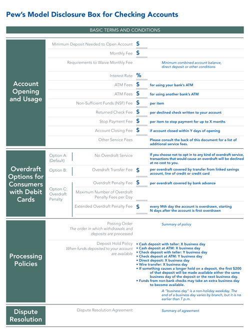 Pew Disclosure Box