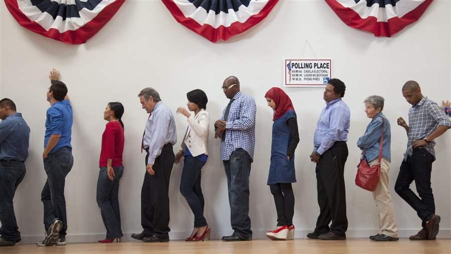 Voting line